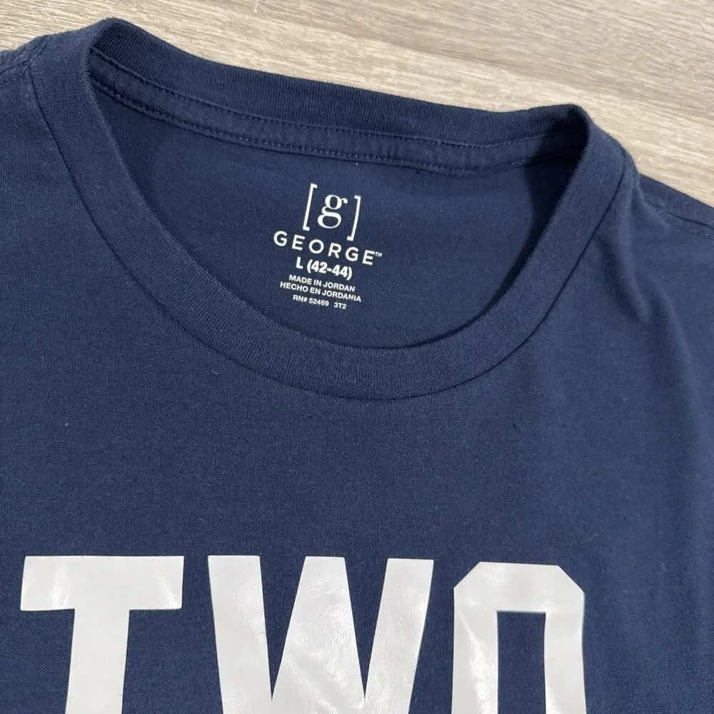 Juan Soto Shirt New York Yankees Two Juan Two Men's Blue Large 65% Polyester